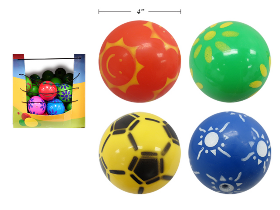 Printing ball with display box